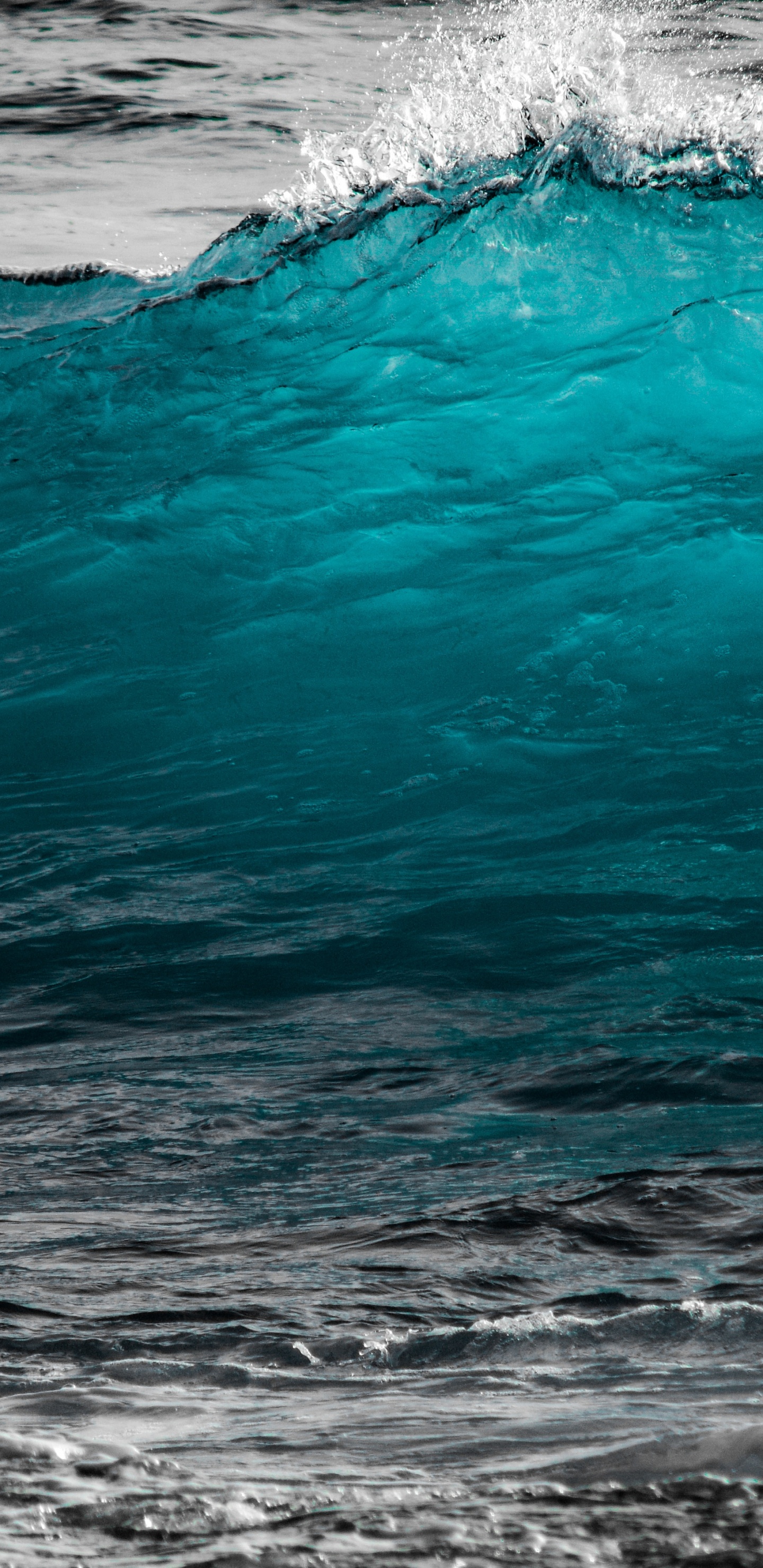 le Vent Vague, Eau, Mer, Blue, Turquoise. Wallpaper in 1440x2960 Resolution