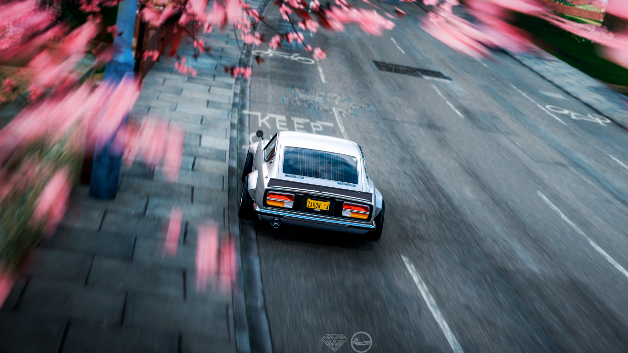 Porsche 911 Noire Sur Route Pendant la Journée. Wallpaper in 1280x720 Resolution