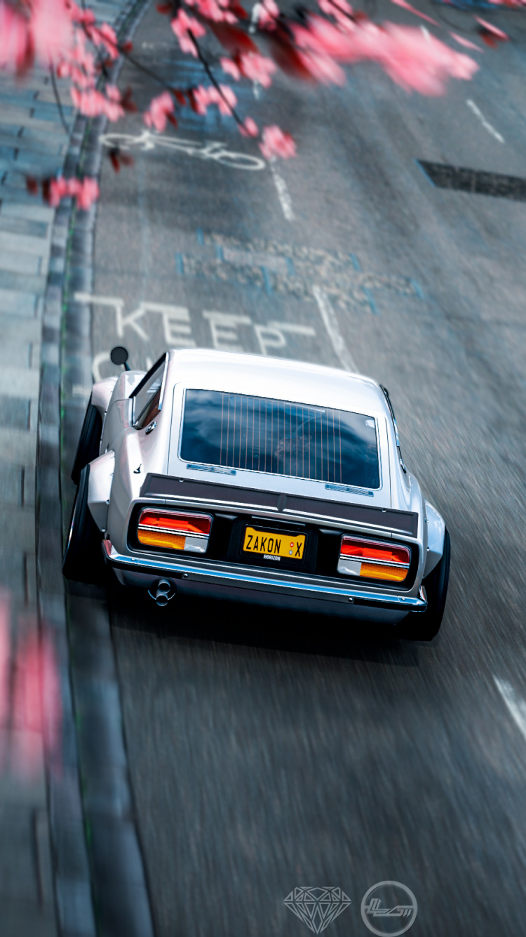 Schwarzer Porsche 911 Tagsüber Unterwegs. Wallpaper in 750x1334 Resolution