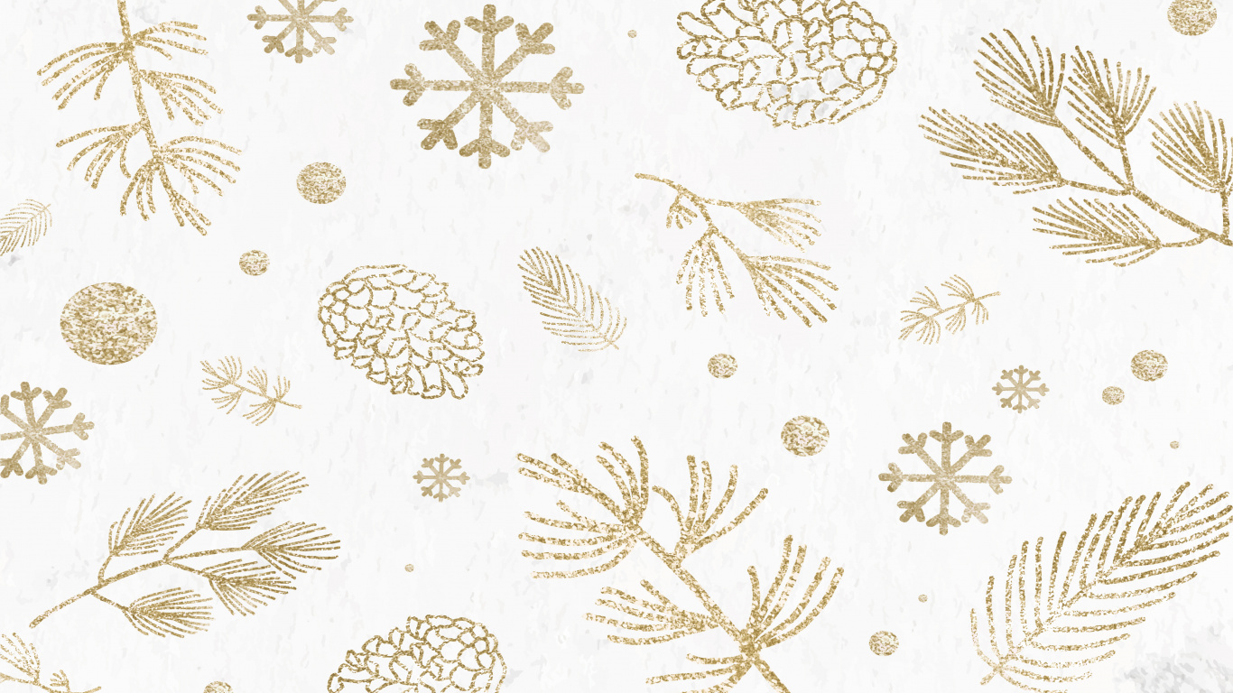 New Year, Christmas, Conifer Cone, Euclidean Vector, Pine. Wallpaper in 1366x768 Resolution