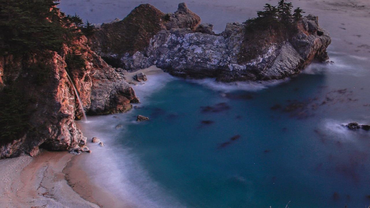 Julia Pfeiffer Burns State Park, About Damn Time, Water, Water Resources, Plant. Wallpaper in 1280x720 Resolution