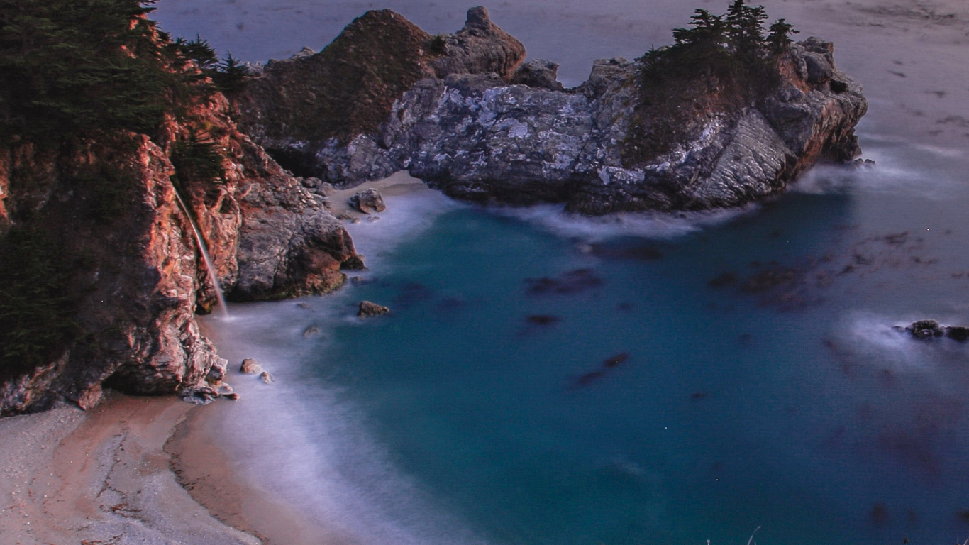 Julia Pfeiffer Burns State Park, About Damn Time, Water, Water Resources, Plant. Wallpaper in 1366x768 Resolution
