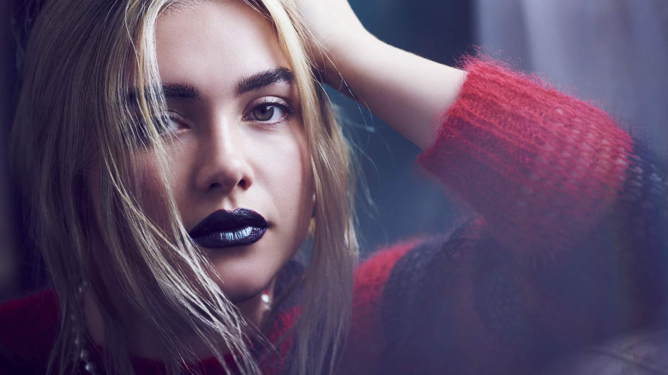 Florence Pugh, no te Preocupes Cariño, la Celebridad, Nariz, Piel. Wallpaper in 1366x768 Resolution