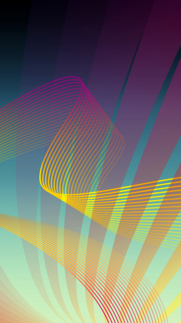 Purple and Yellow Abstract Painting. Wallpaper in 750x1334 Resolution