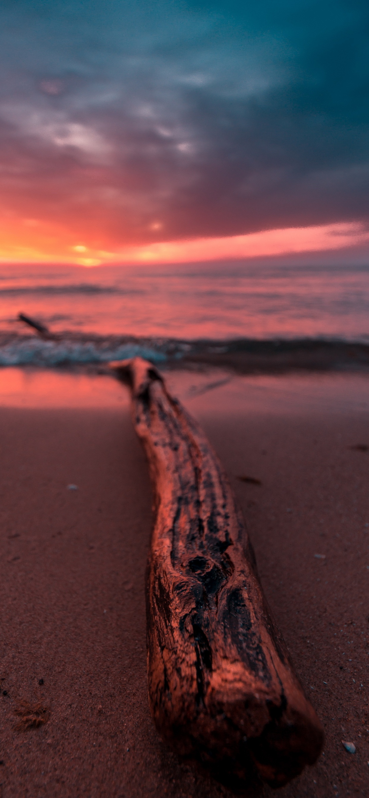 Puesta, Agua, Mar, Oceano, Naturaleza. Wallpaper in 1242x2688 Resolution