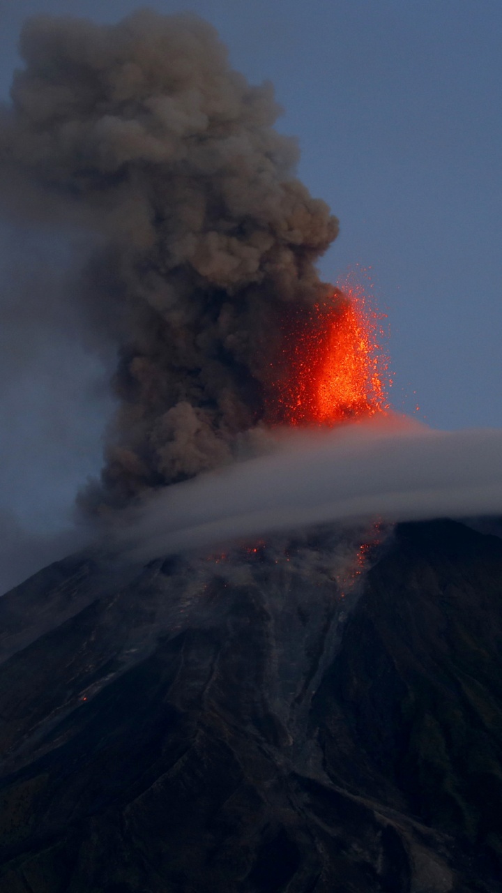 熔岩, 成层, 类型的火山爆发, 熔岩圆顶, 火山的地貌 壁纸 720x1280 允许