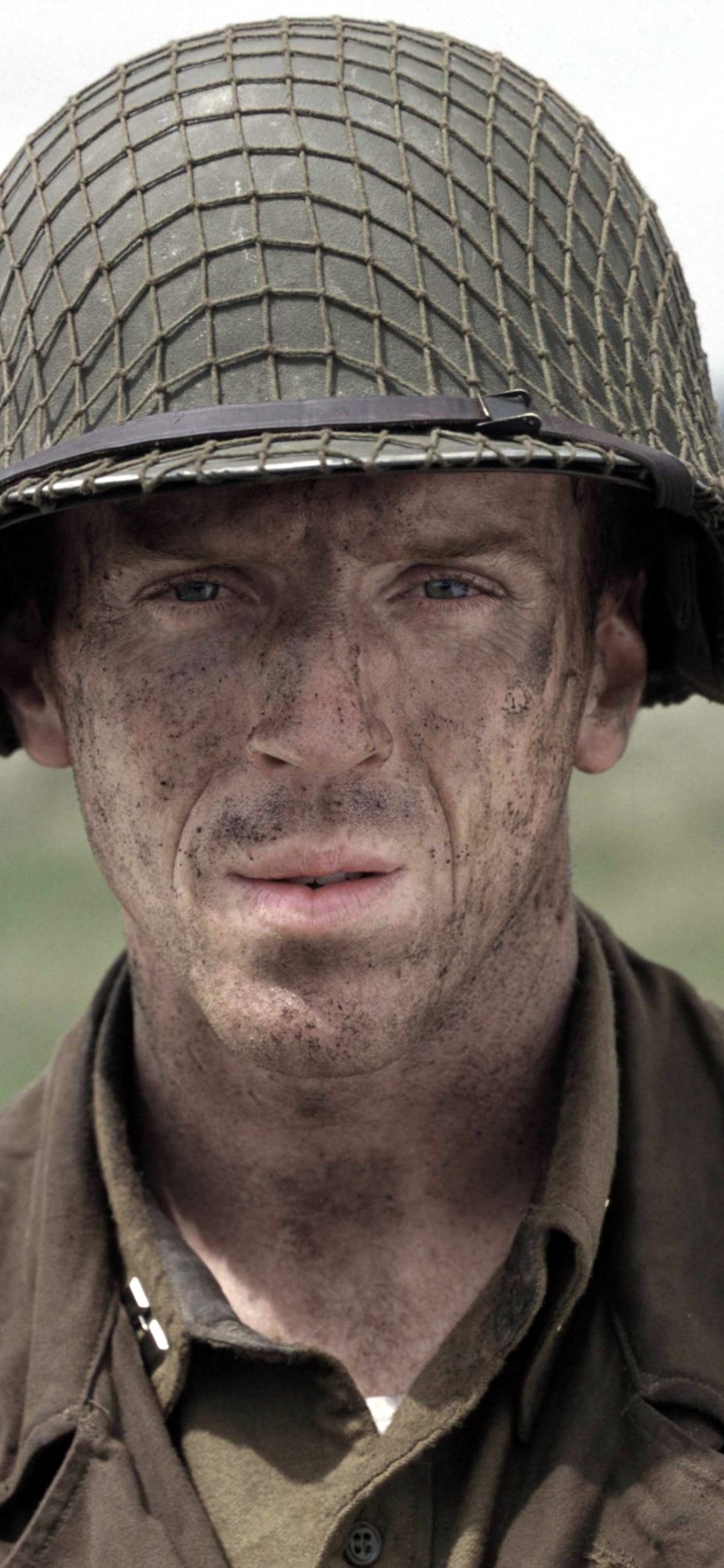 Damian Lewis, Band of Brothers, Head, Hat, Headgear. Wallpaper in 1242x2688 Resolution
