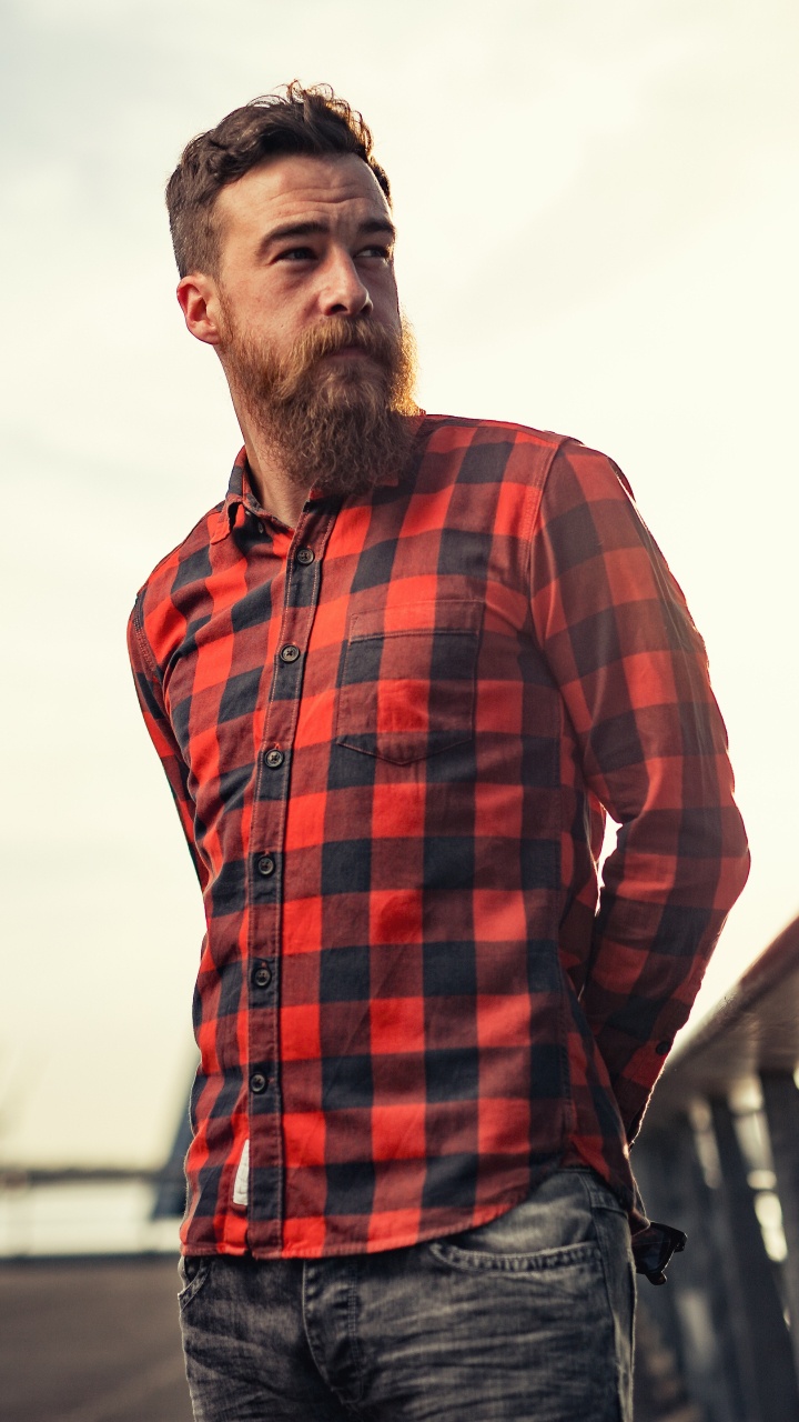 Plaids, Gesichtsbehaarung, Kehllappen, Tartan, Muster. Wallpaper in 720x1280 Resolution