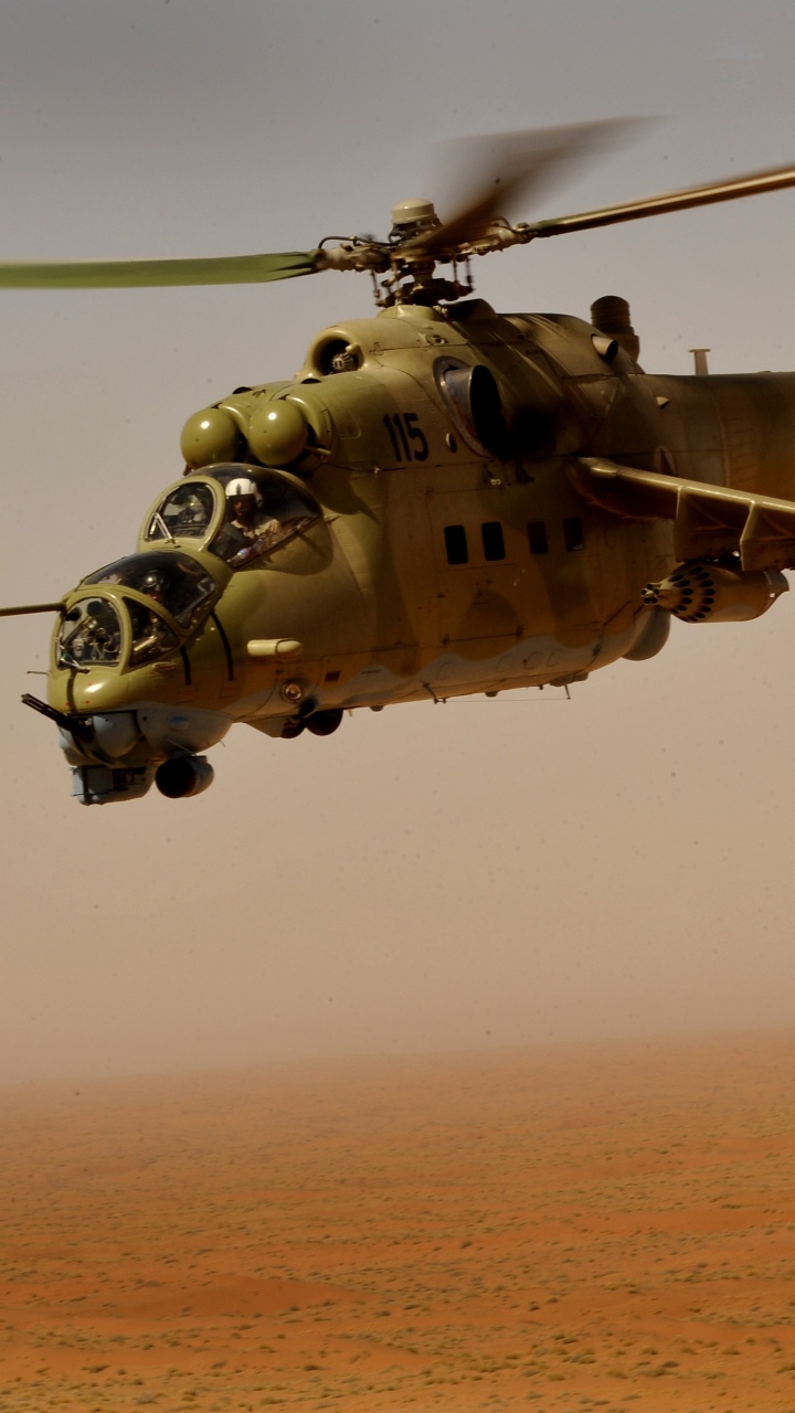 Hélicoptère D'attaque, Hélicoptère, L'hélicoptère de Combat, Hélicoptère Militaire, Rotor D'hélicoptère. Wallpaper in 720x1280 Resolution