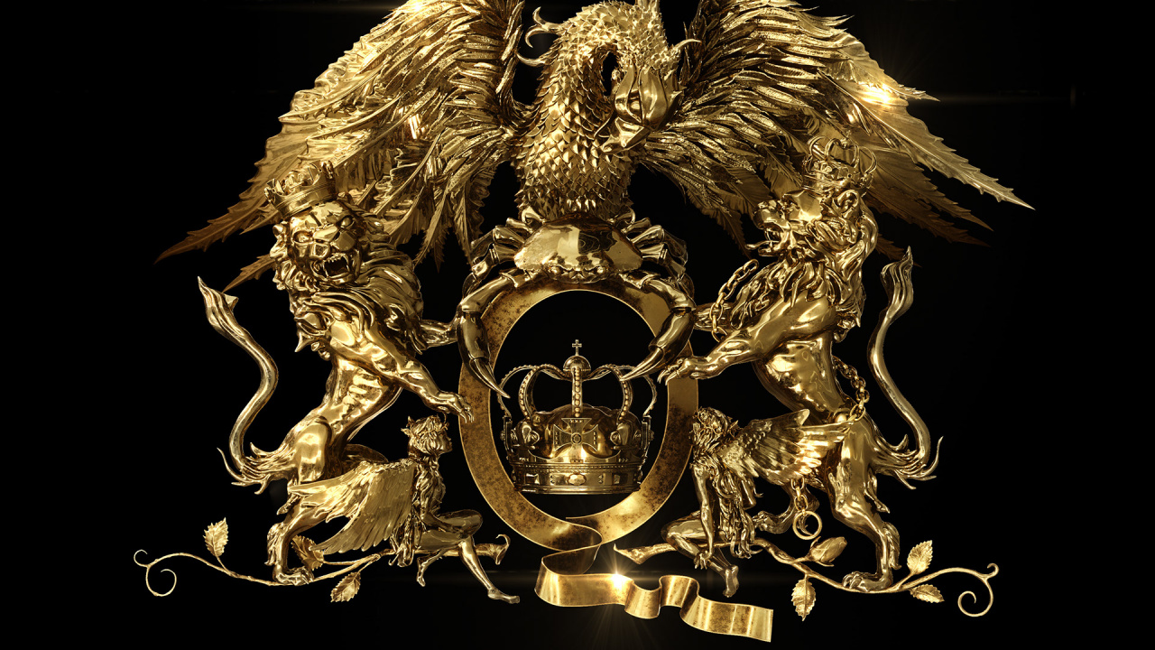Queen, Concert, Metal, Mythology, Gold. Wallpaper in 1280x720 Resolution