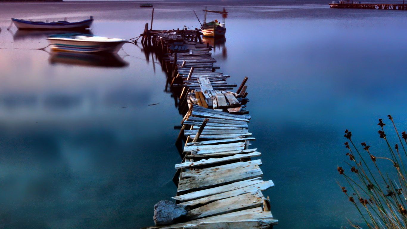 Linux, 安卓, 水资源, 光, 性质 壁纸 1366x768 允许