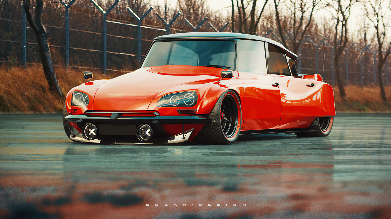 Citroen ds Sugar Show, Citron DS, Lemon, Cars, Bmw M3. Wallpaper in 1366x768 Resolution