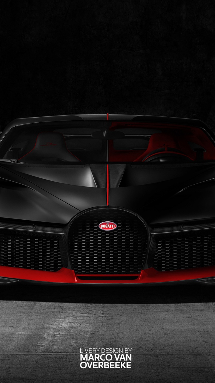 Red Ferrari 458 Italia on Black Background. Wallpaper in 720x1280 Resolution