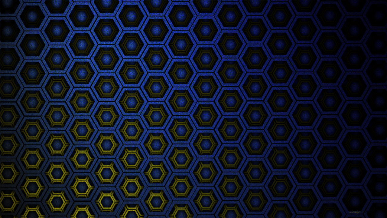 Motif Carré Bleu et Jaune. Wallpaper in 1280x720 Resolution