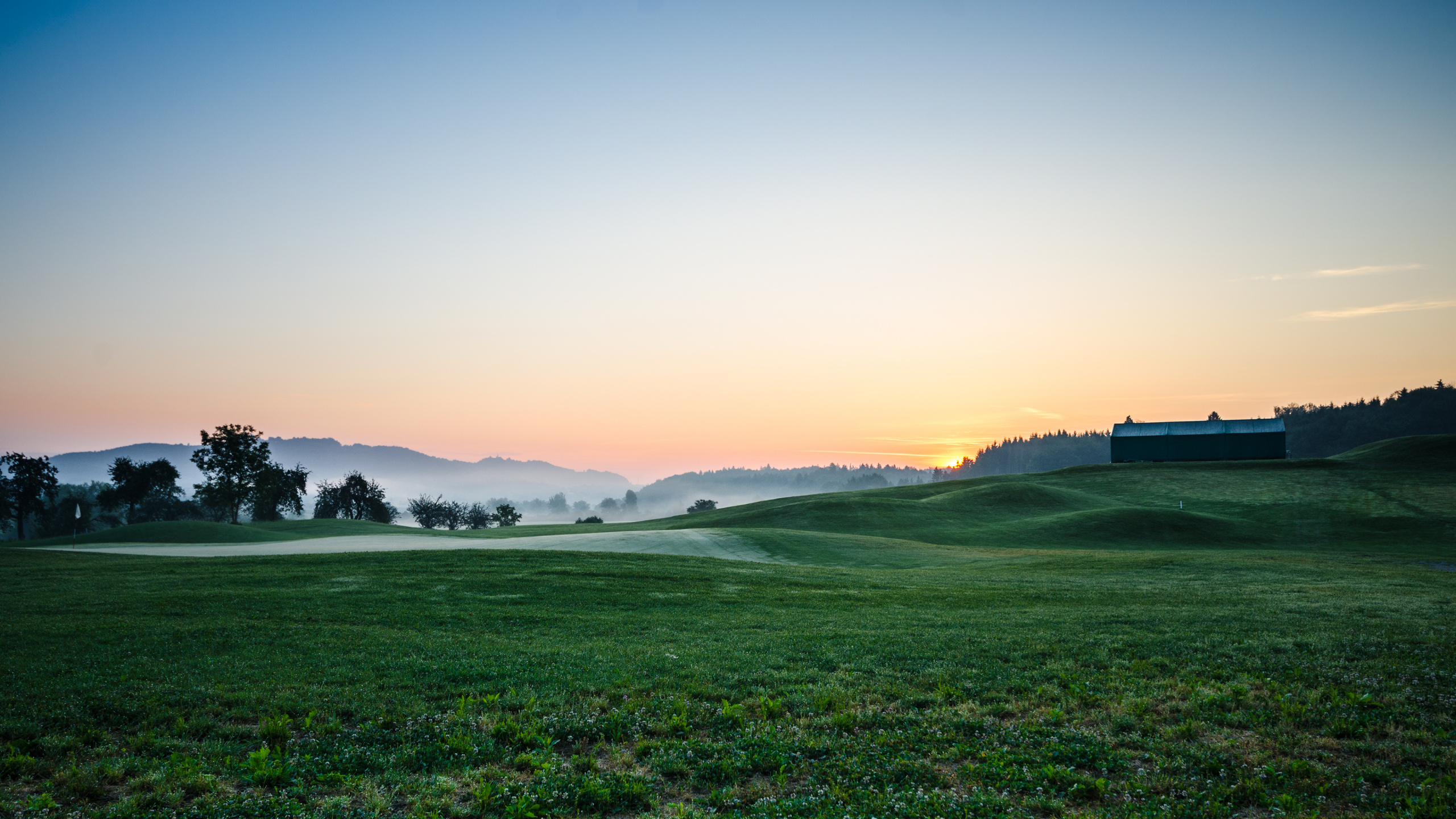 Paysage Naturel, Highland, Afterglow, Les Terres Beaucoup. Wallpaper in 2560x1440 Resolution