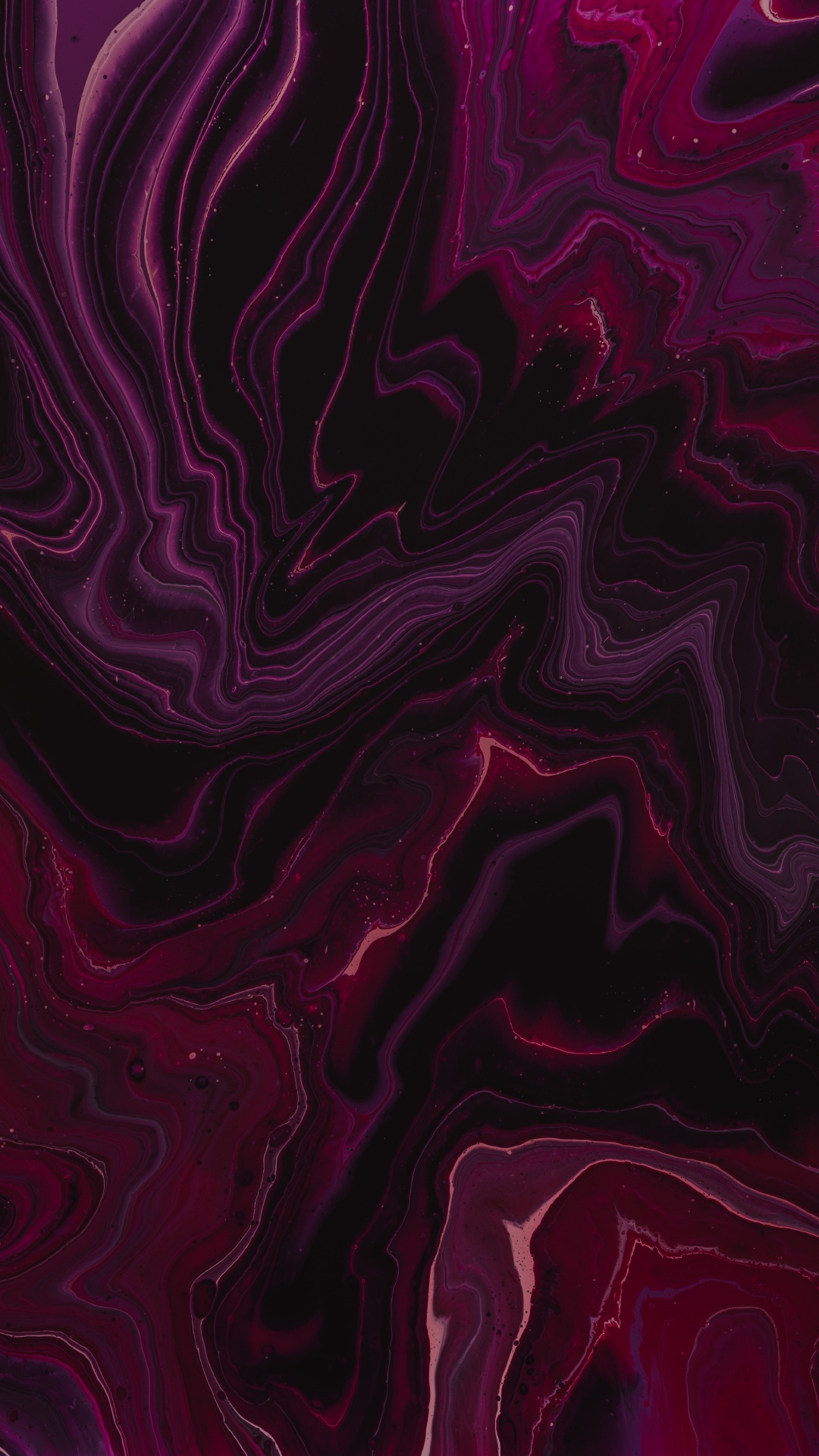 Purple and Black Abstract Painting. Wallpaper in 1080x1920 Resolution