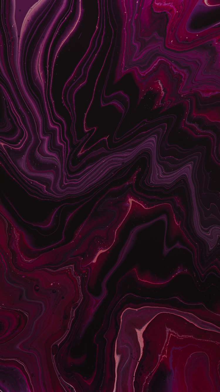 Purple and Black Abstract Painting. Wallpaper in 750x1334 Resolution