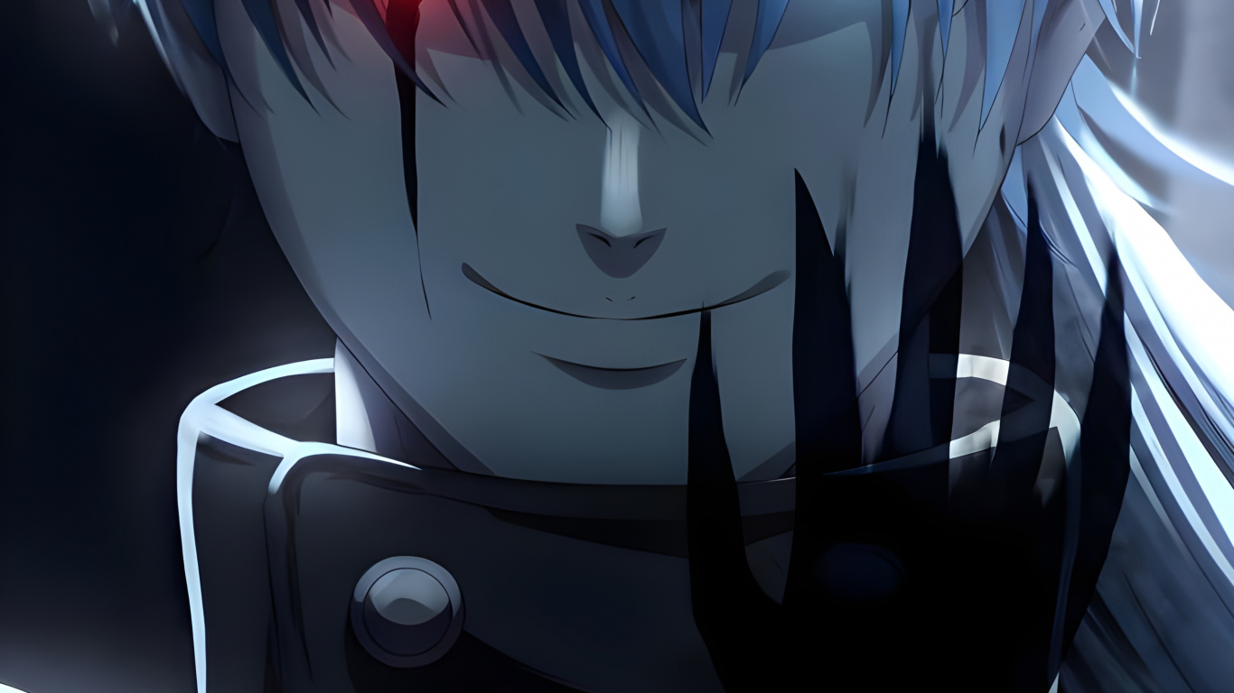 Anime, Trébol Negro, Jujutsu Kaisen, Manga, Cabeza. Wallpaper in 1366x768 Resolution