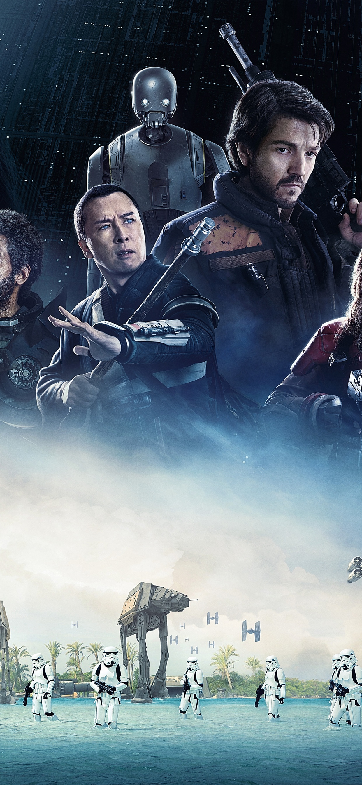 Gareth Edwards, Rogue Uno De Star Wars De La Historia, Star Wars, Felicity Jones, Solo Una Historia de Star Wars. Wallpaper in 1242x2688 Resolution