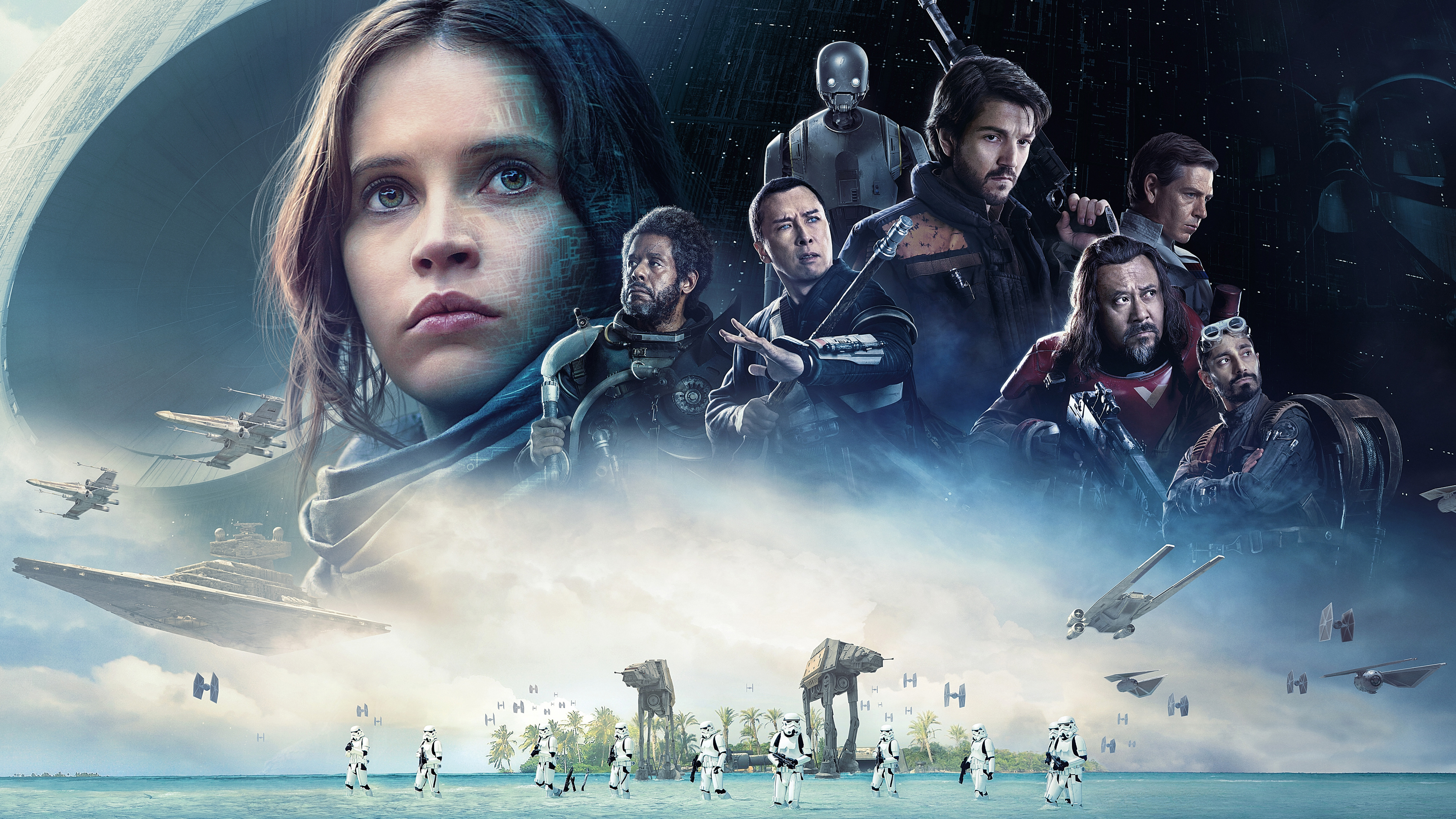 Gareth Edwards, Rogue Man Eine Star Wars-Geschichte, Film, Star Wars, Felicity Jones. Wallpaper in 3840x2160 Resolution
