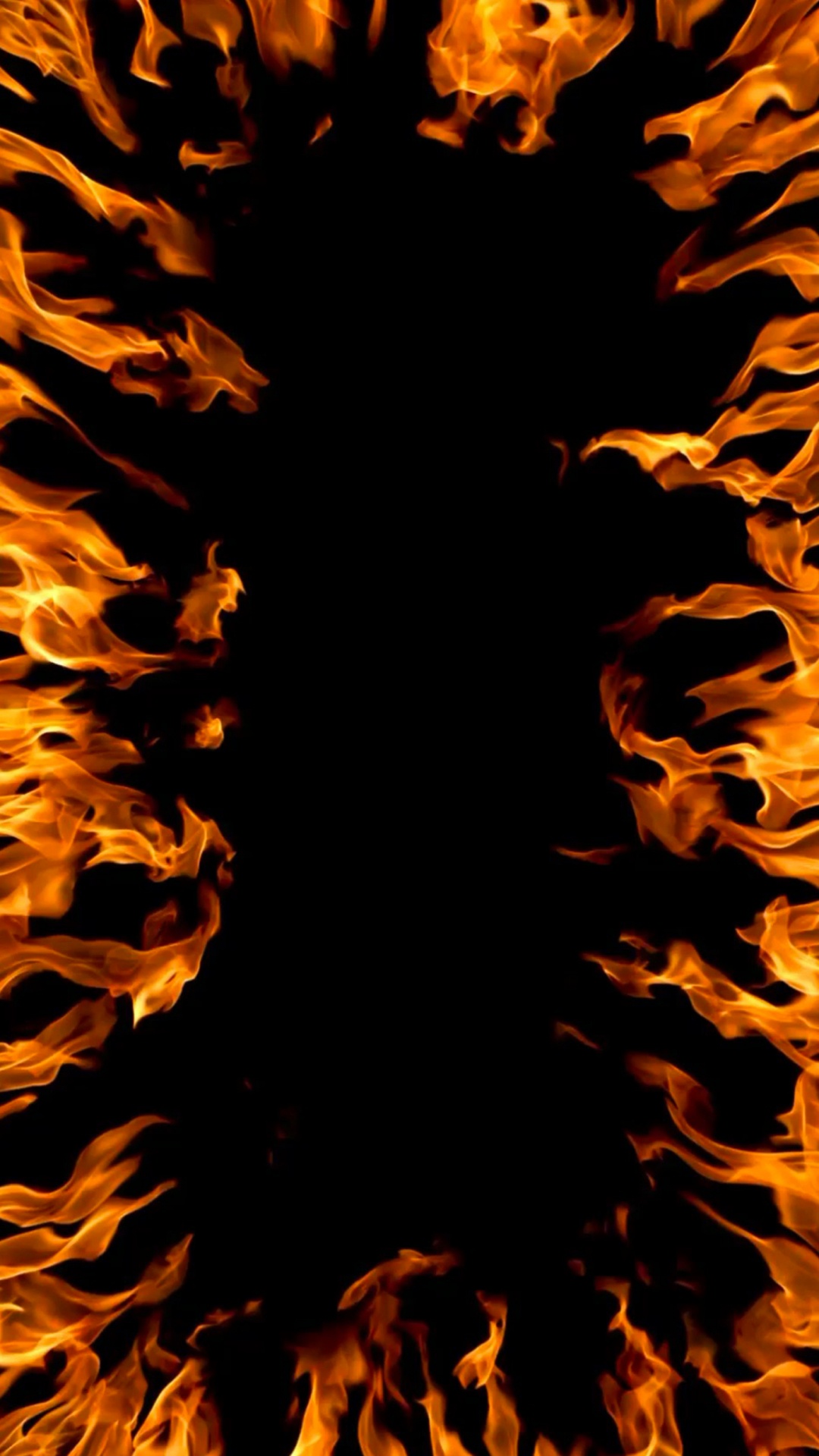 Flamme, Brown, Feuille, Nature, Orange. Wallpaper in 1080x1920 Resolution