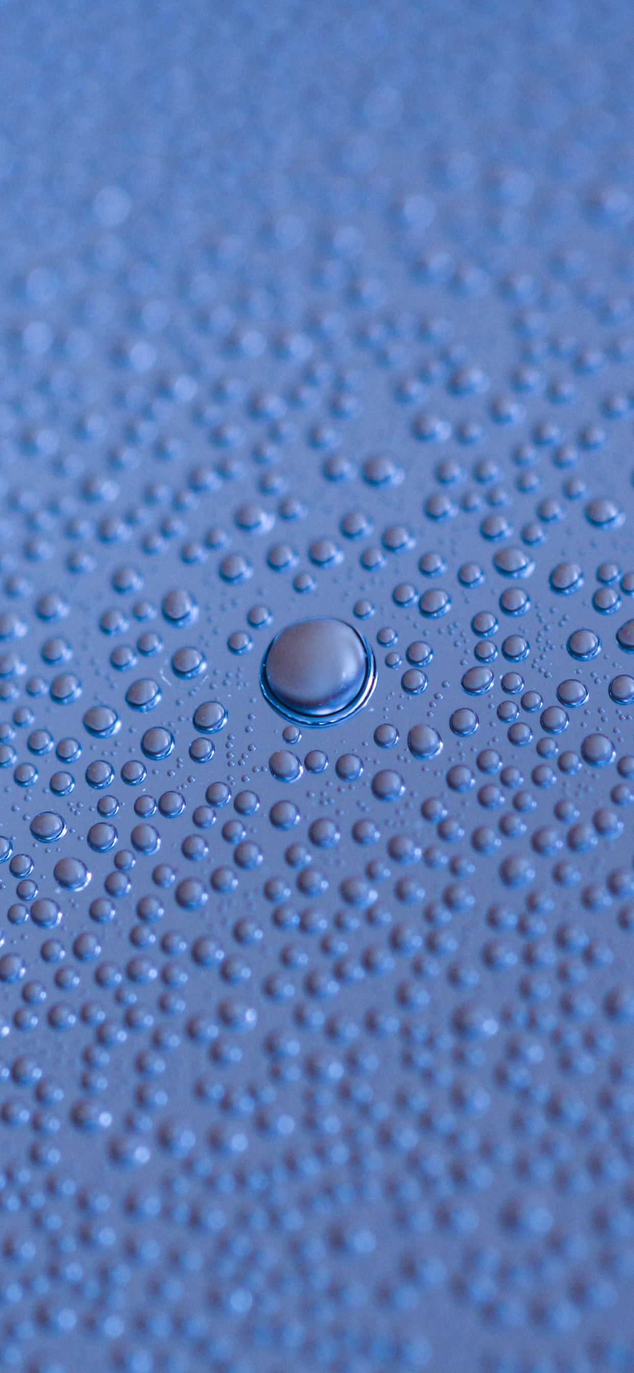 Azure, 放下, 按钮, 电蓝色的, 织物 壁纸 1242x2688 允许