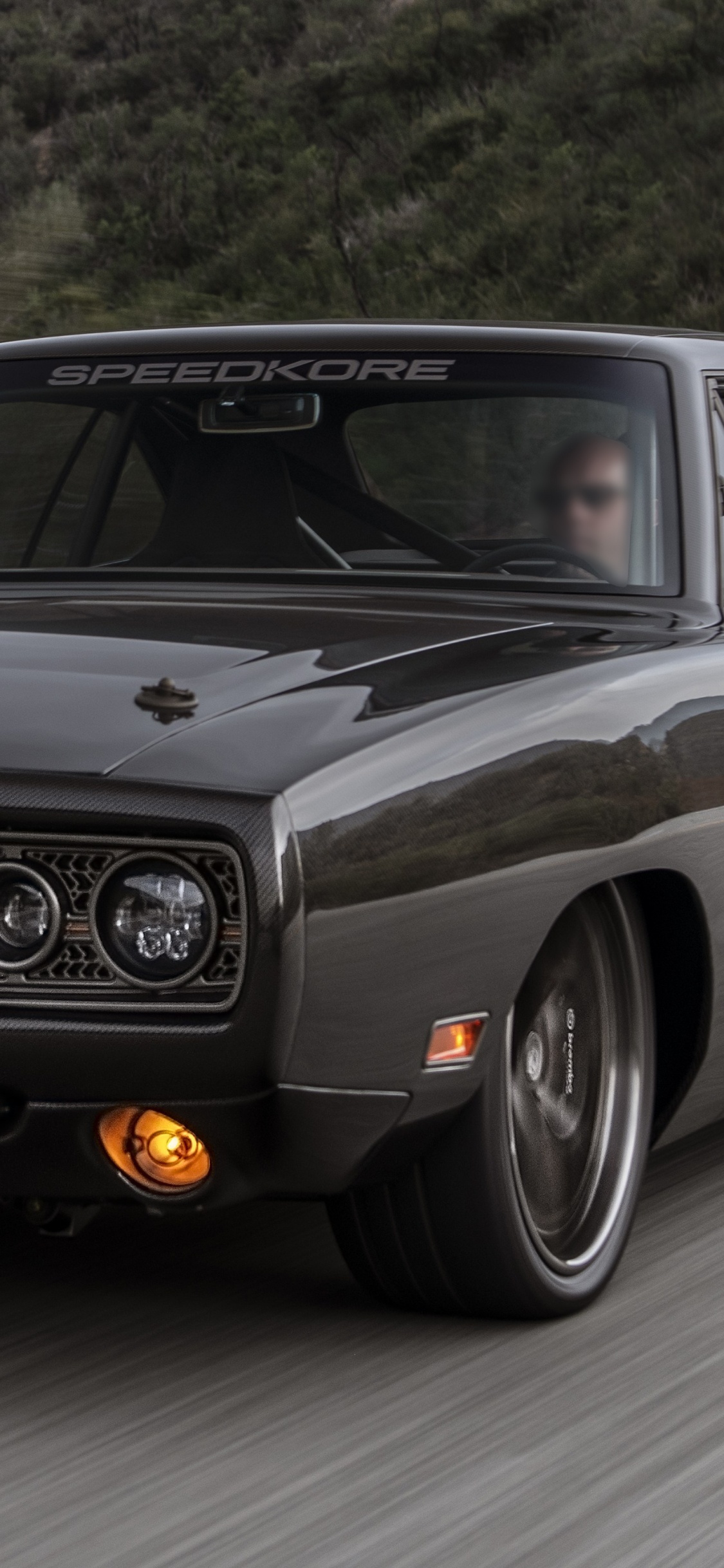 Black Mercedes Benz Coupe on Road During Daytime. Wallpaper in 1125x2436 Resolution