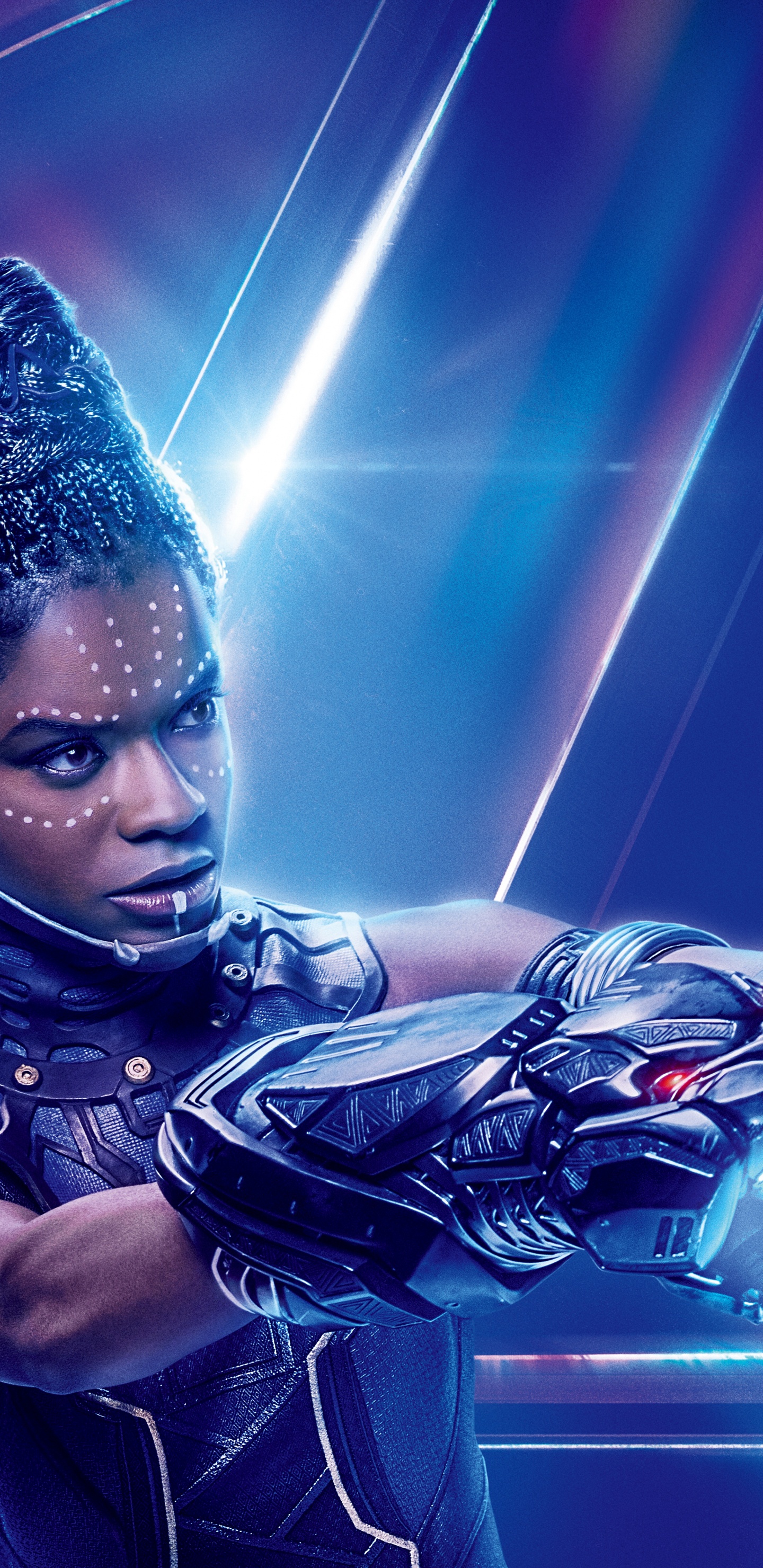 Frau im Weißen Und Schwarzen Kleid Malerei. Wallpaper in 1440x2960 Resolution