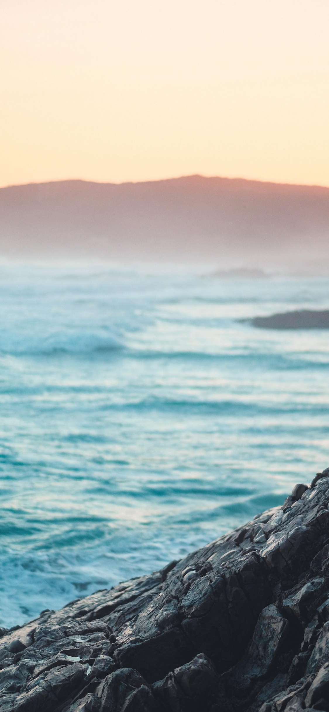 Paysage de Vagues, Vagues de L'océan, Sons de L'océan, Eau, Atmosphère. Wallpaper in 1125x2436 Resolution