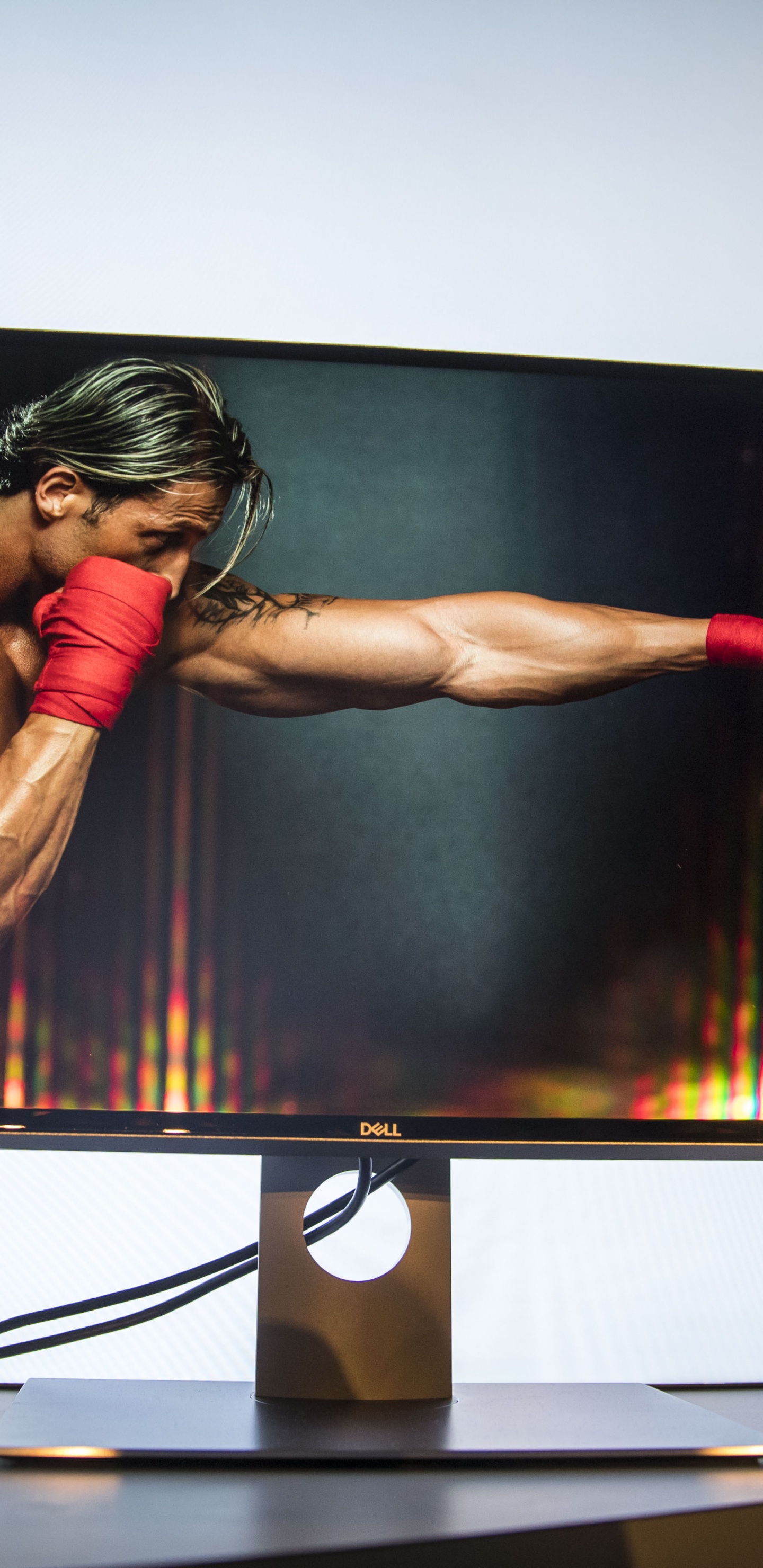 Topless Woman in Black Panty Painting. Wallpaper in 1440x2960 Resolution