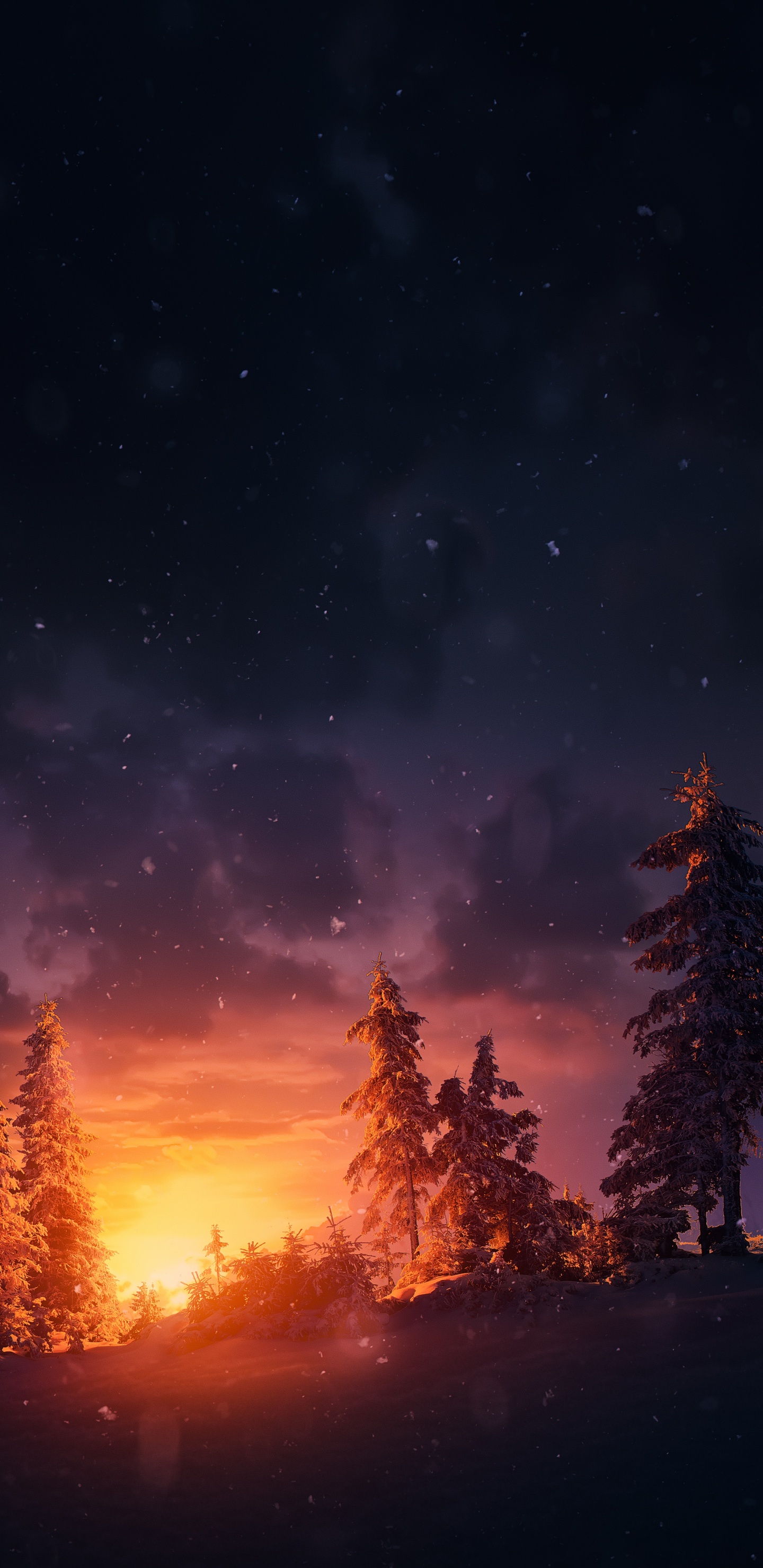 Download 1440x2960 Wallpaper Atmosphere, Natural Landscape, Cloud, Afterglow, Tree Atmosphere, Natural Landscape, Cloud, Afterglow, Tree. Wallpaper in 1440x2960 Resolution