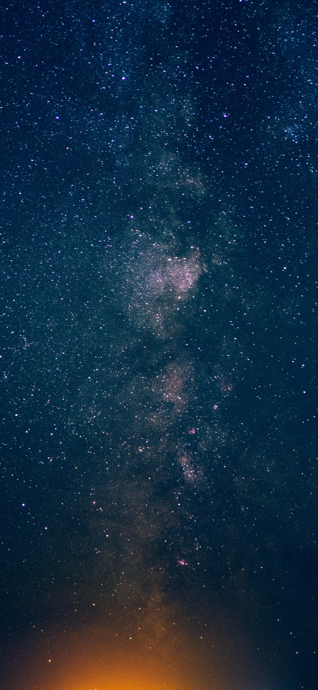 Starry Night Sky Over Starry Night. Wallpaper in 1242x2688 Resolution
