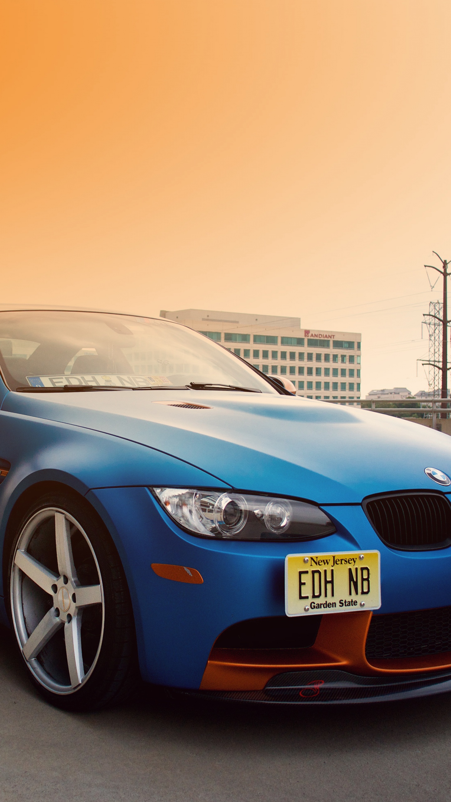 Blue Bmw m 3 Coupe Parked on Gray Concrete Pavement During Daytime. Wallpaper in 1440x2560 Resolution