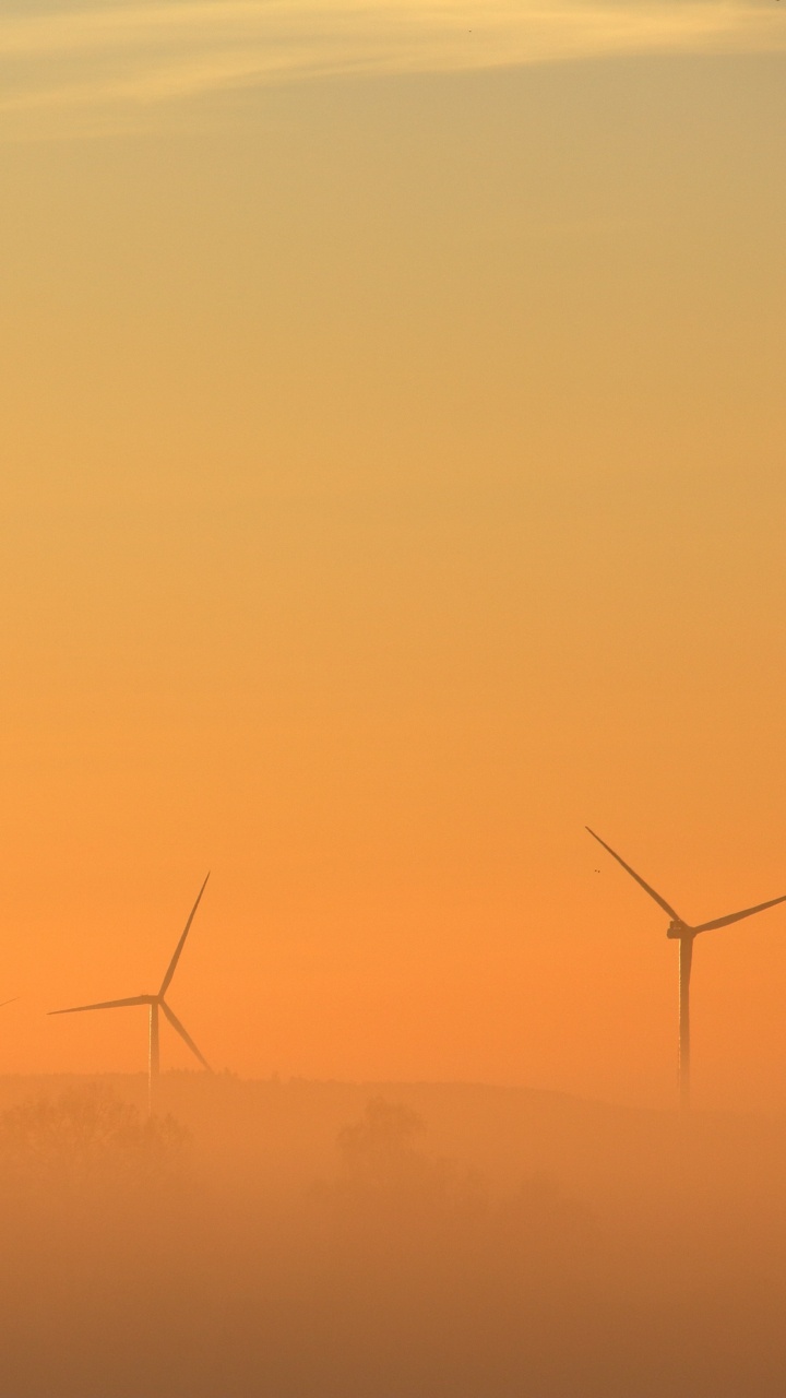 Silueta de Poste Eléctrico Durante la Puesta de Sol. Wallpaper in 720x1280 Resolution