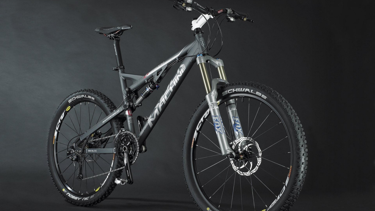 Yellow and Black Mountain Bike. Wallpaper in 1280x720 Resolution