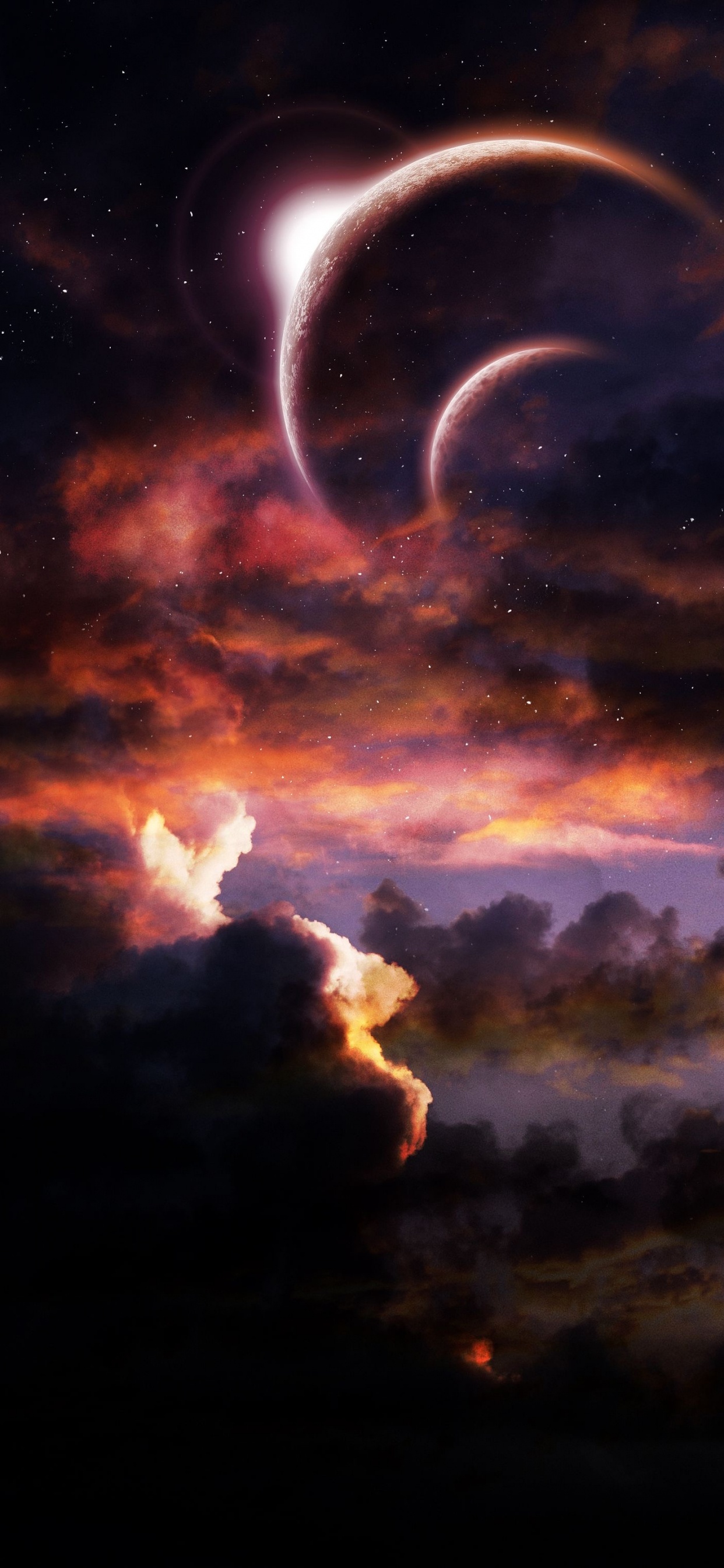 Earth, Star, Outer Space, Cloud, Atmosphere. Wallpaper in 1242x2688 Resolution