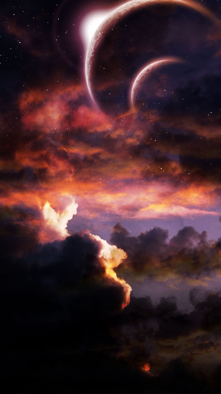 Earth, Star, Outer Space, Cloud, Atmosphere. Wallpaper in 720x1280 Resolution