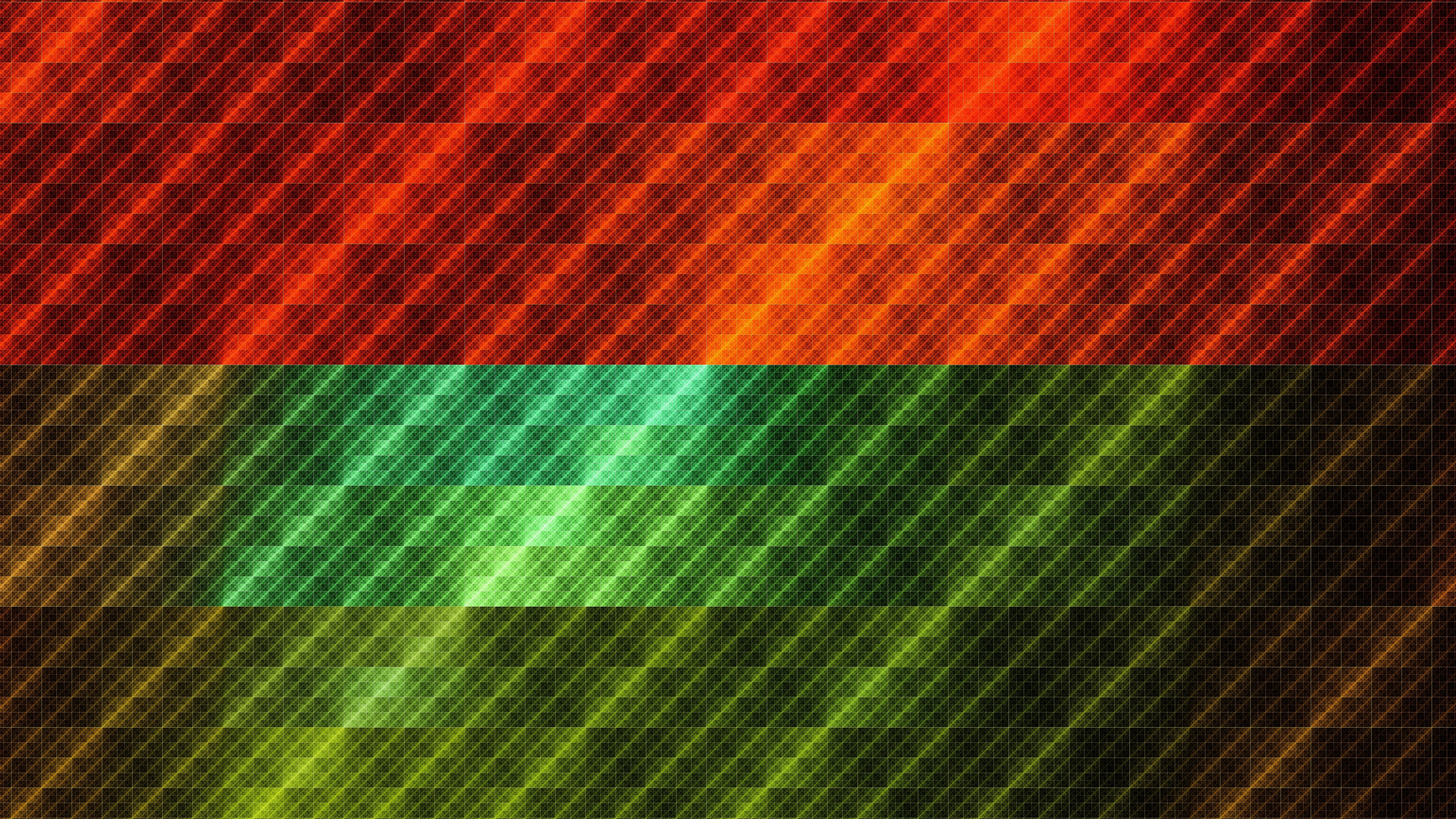 Green and Orange Plaid Textile. Wallpaper in 3840x2160 Resolution