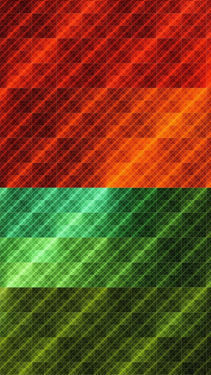 Green and Orange Plaid Textile. Wallpaper in 720x1280 Resolution