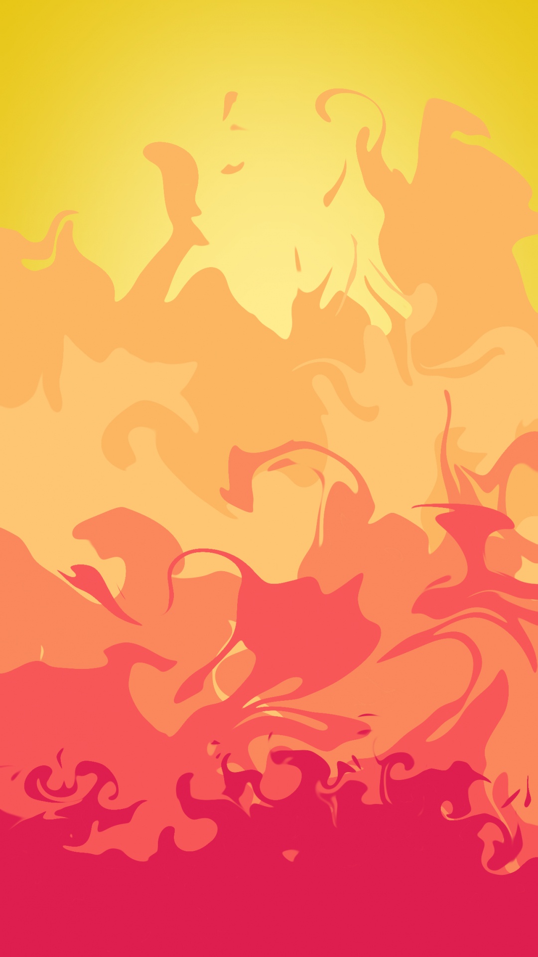 橙色, 琥珀色, 艺术, 和阴影的色彩 壁纸 1080x1920 允许