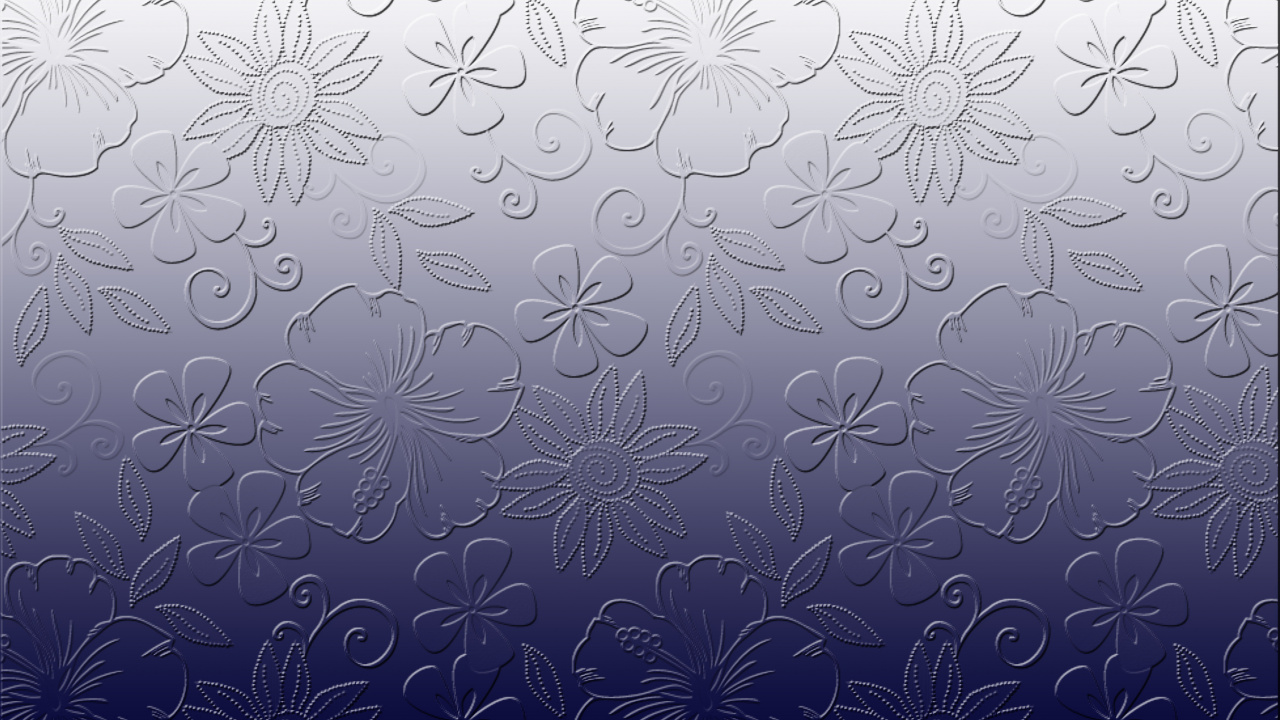 Textile Floral Blanc et Bleu. Wallpaper in 1280x720 Resolution
