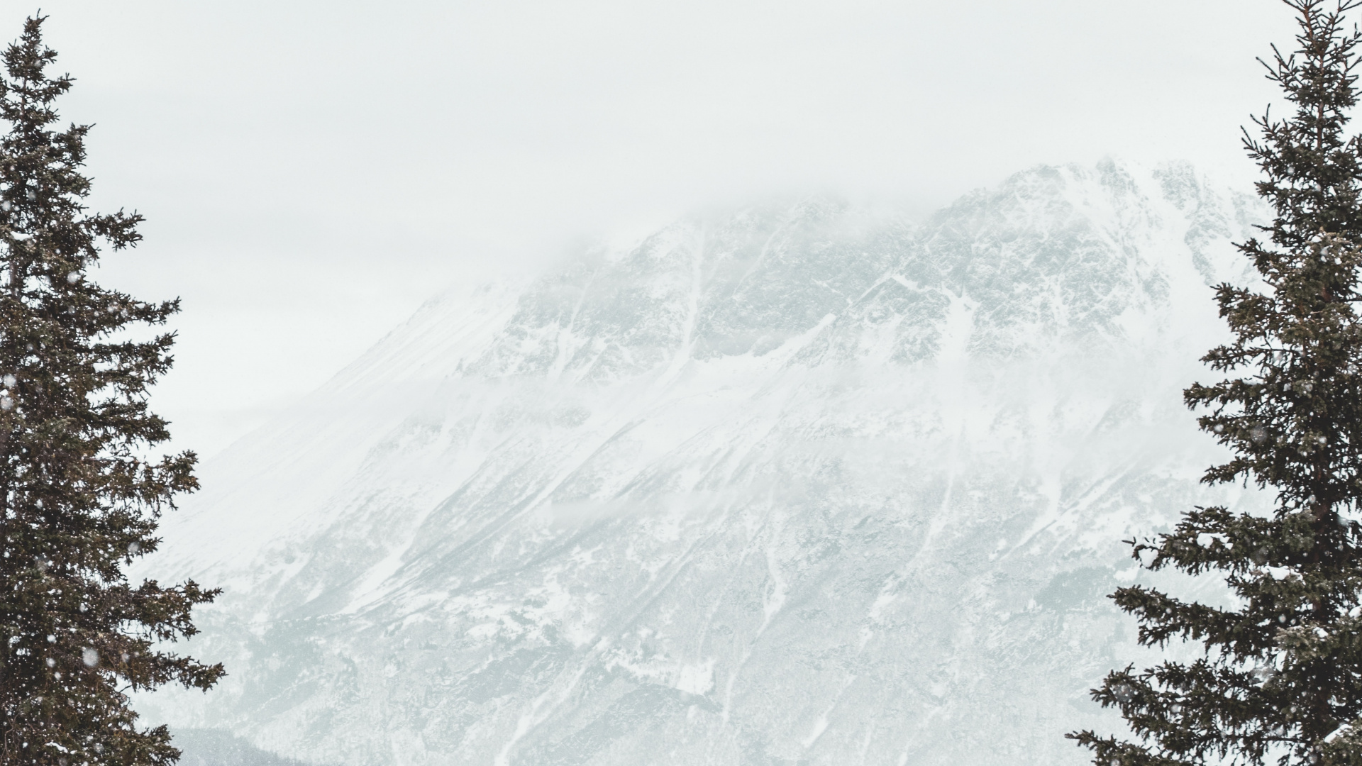 Nieve, Invierno, Congelación, Montaña, Desierto. Wallpaper in 1920x1080 Resolution