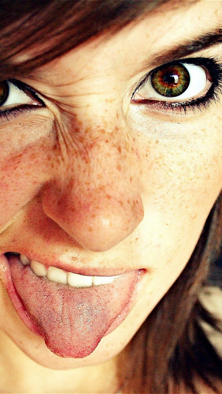 Nose, Eyebrow, Cheek, Tooth, Lips. Wallpaper in 750x1334 Resolution