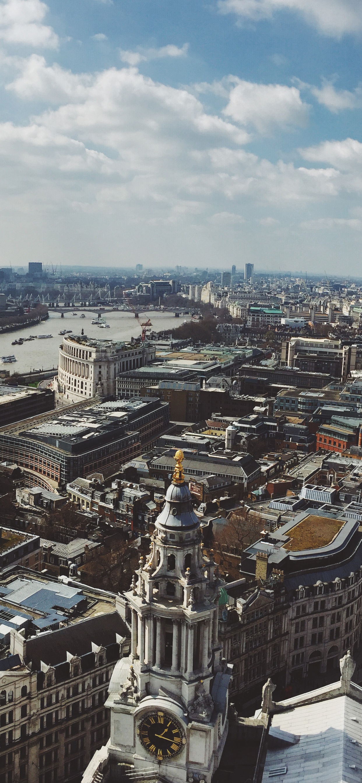 Aerial View of City Buildings During Daytime. Wallpaper in 1242x2688 Resolution