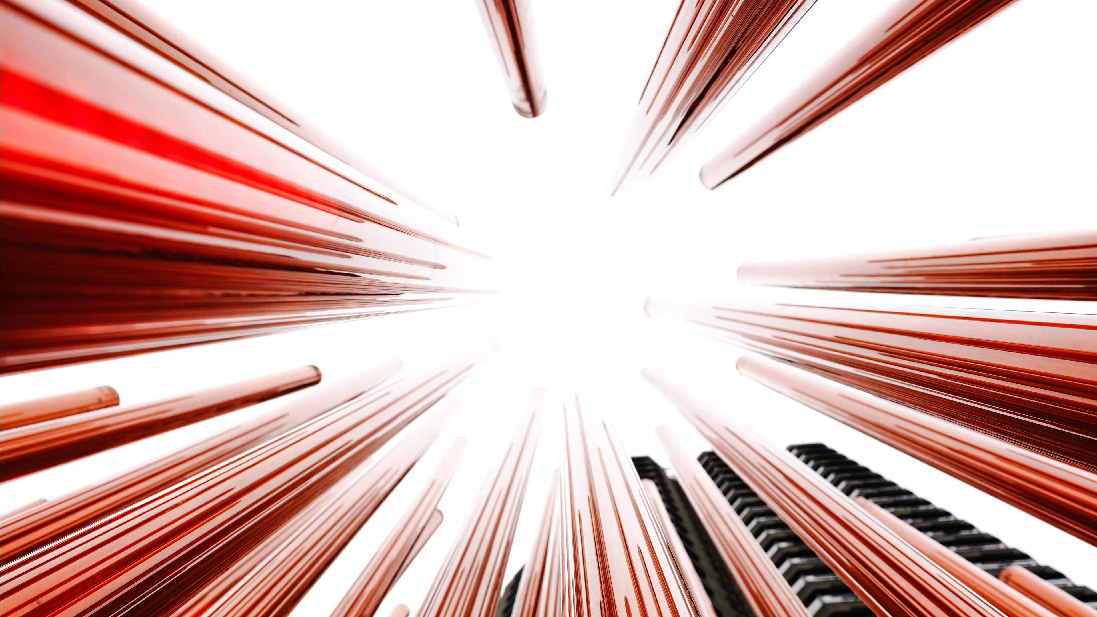 建筑, 红色的, 光, 图形设计, 色彩 壁纸 3840x2160 允许