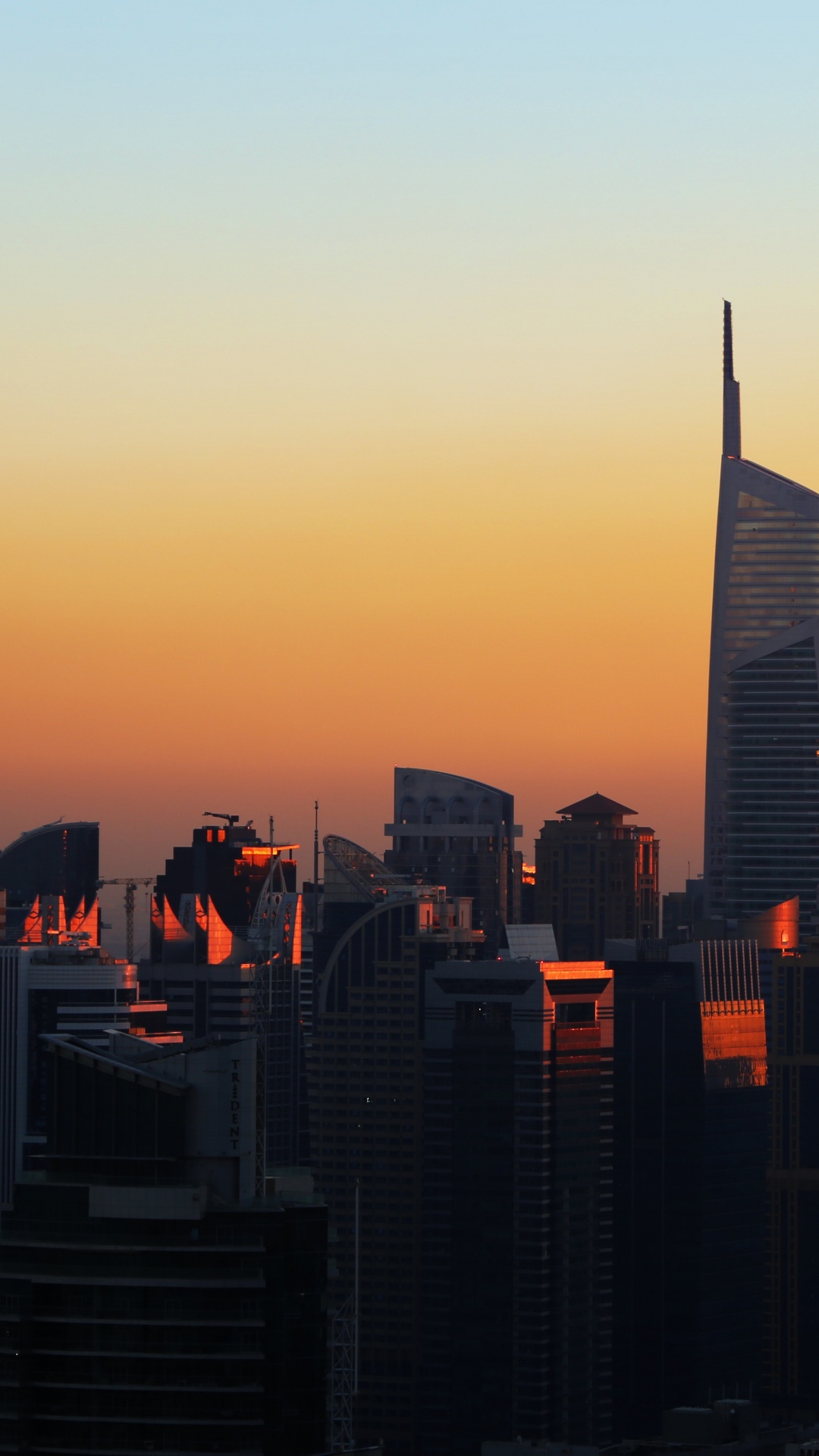 High Rise Buildings During Sunset. Wallpaper in 1080x1920 Resolution