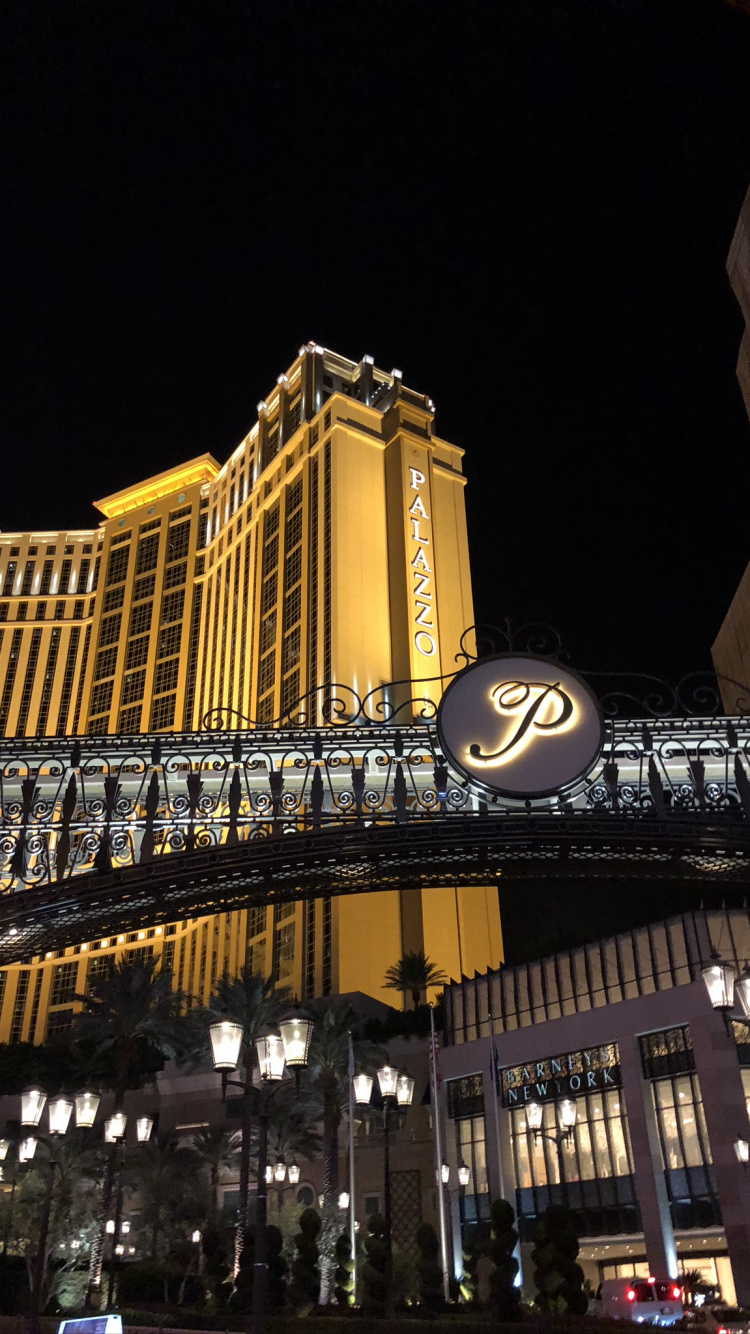 Las Vegas, Usa, Palazzo, The Palazzo at The Venetian Resort, Skyscraper. Wallpaper in 750x1334 Resolution