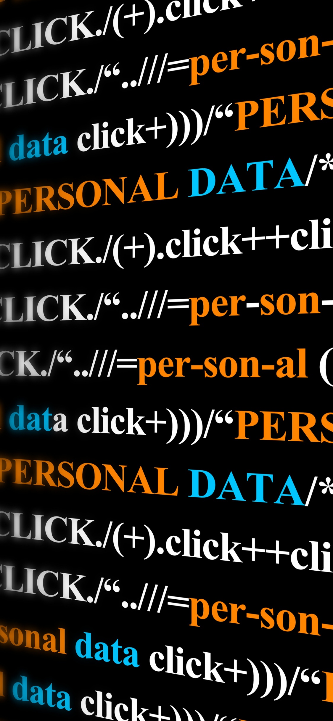 Text. Wallpaper in 1125x2436 Resolution