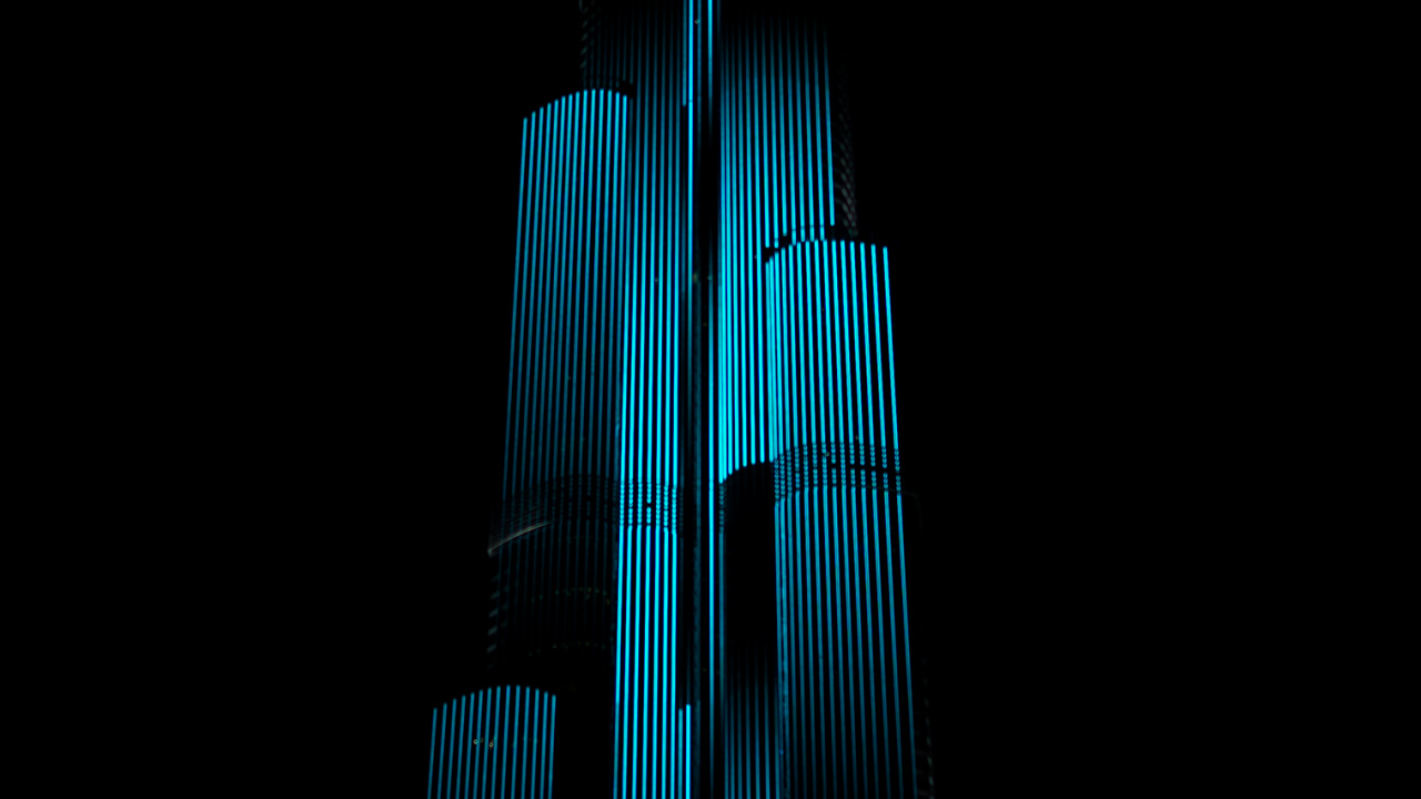 Burj Khalifa, La Fuente De Dubái, Edificio, Torre, Torre de Bloques. Wallpaper in 1280x720 Resolution