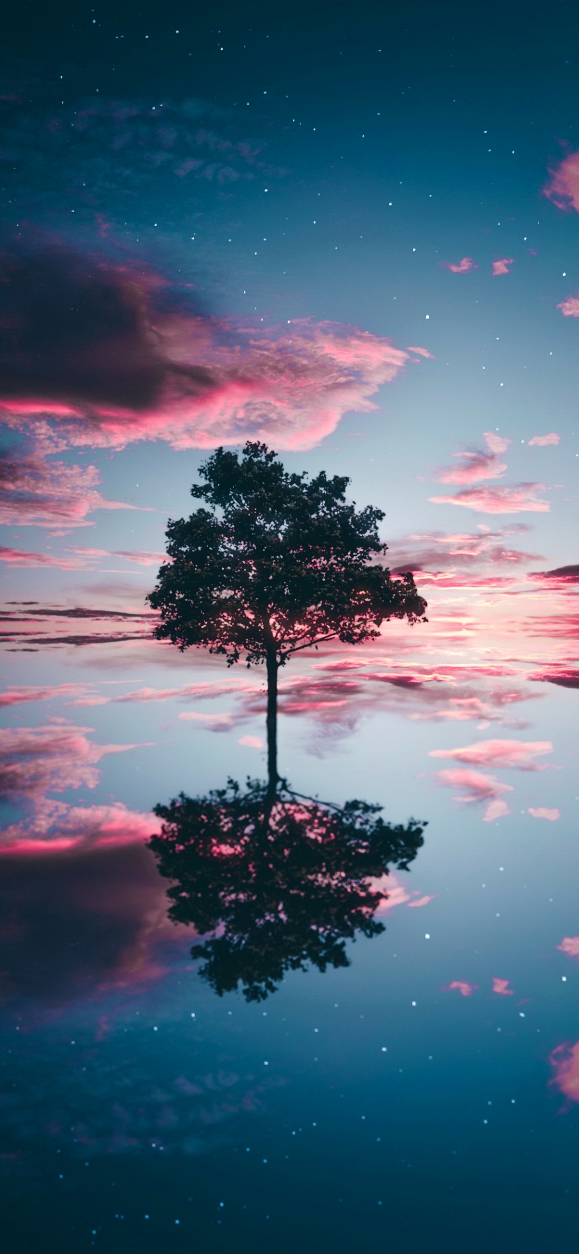 Einsamkeit, Cloud, Wasser, Atmosphäre, Natur. Wallpaper in 1125x2436 Resolution